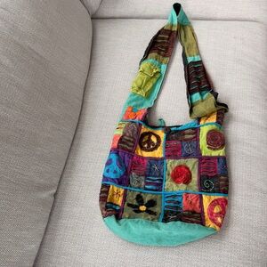 Boho Hippi Patchwork Crossbody Bag
100% Cotton Made in Nepal!
